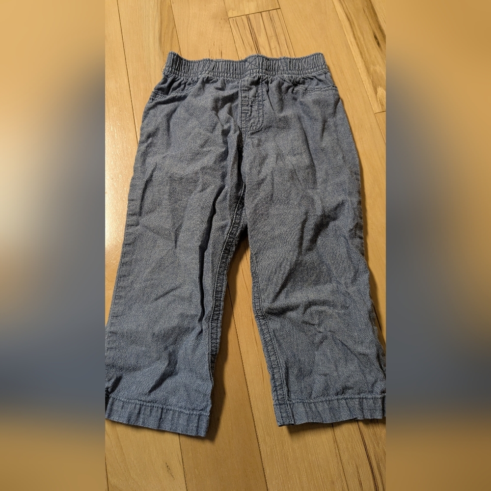 Carter's Chambray Elastic Waist Pants